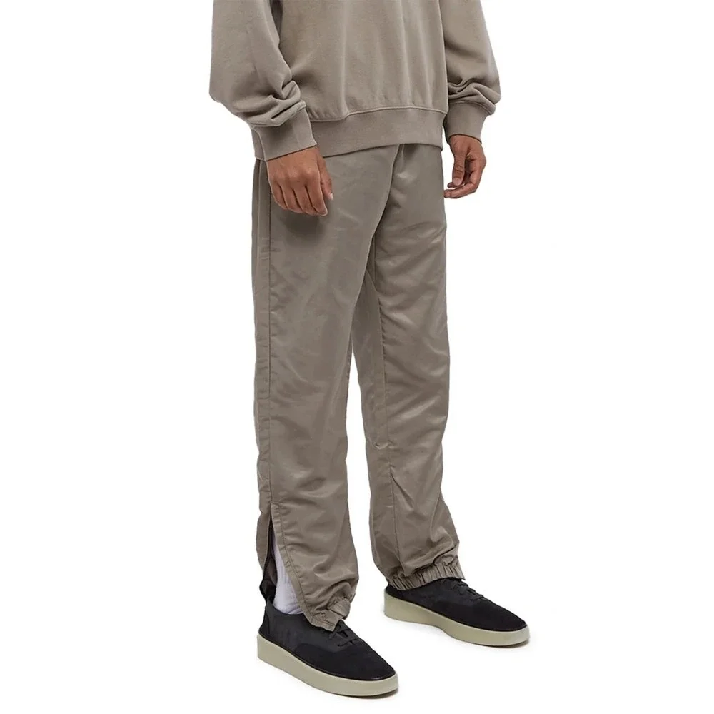 KIDS Fear of God Essentials Track Pants Desert Taupe Drawstring Size 10‎